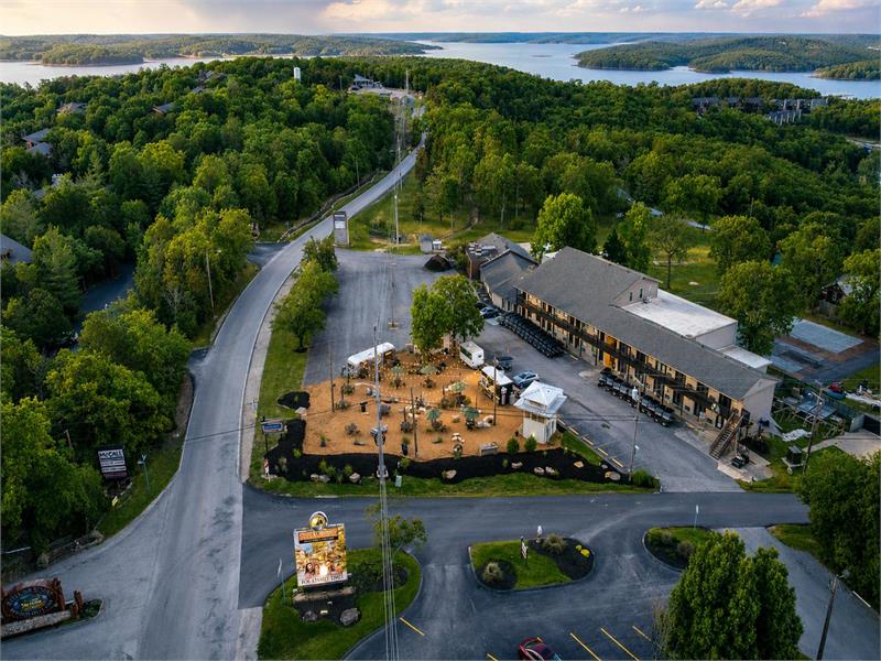 Suites at Waterside aerial view